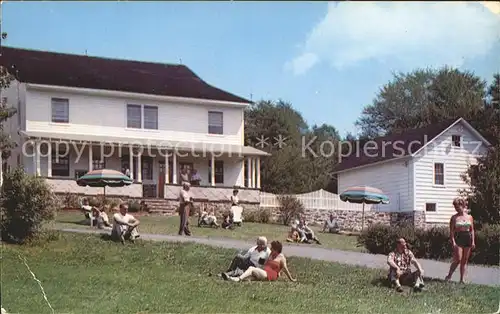 Vindobona Scene of cottages Kat. Newfoundland Pennsylvania