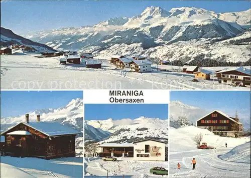 Miraniga Panorama Jugendherberge Waedenswiler Haus Meilener Haus Kat. Obersaxen