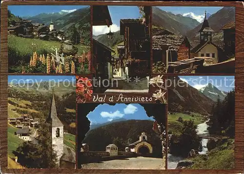 Valais Wallis Kanton Val d Anniviers vues generales Kat. Sion