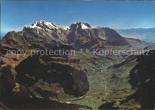 Obertoggenburg Fliegeraufnahme Kat. Wildhaus