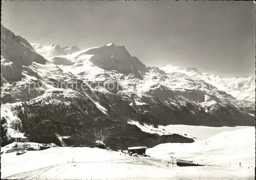 St Moritz GR mit Piz Corvatsch Kat. St Moritz