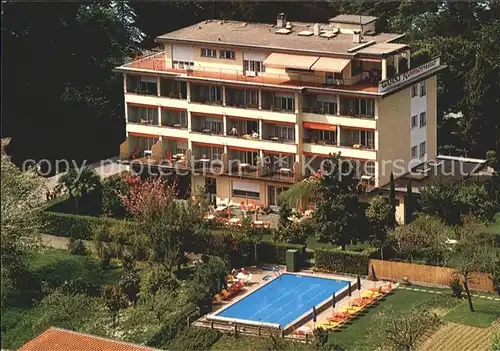 Minusio Locarno TI Remorino Hotel Garni Swimmingpool / Minusio /Bz. Locarno