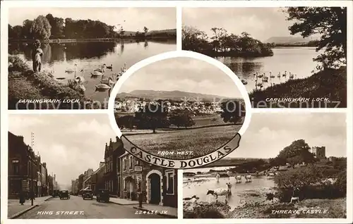 Castle Douglas Carlingwark Loch Lake King Street Castle Valentine s Post Card