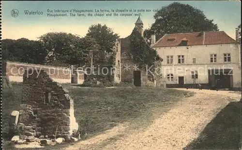 Waterloo Wallon Hougoumont Ferme Chapelle Puits Kat. 