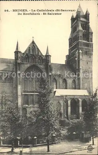 Bruges Flandre Cathedrale Saint Sanveur Kat. 