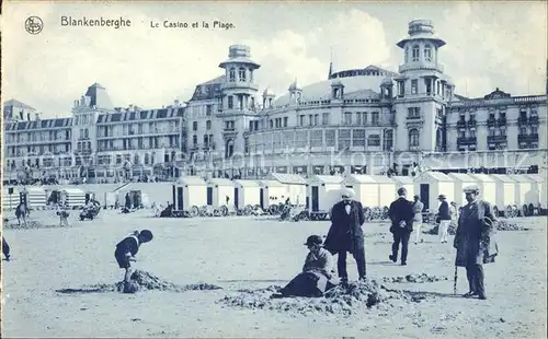 Blankenberghe Casino et la Plage Kat. 