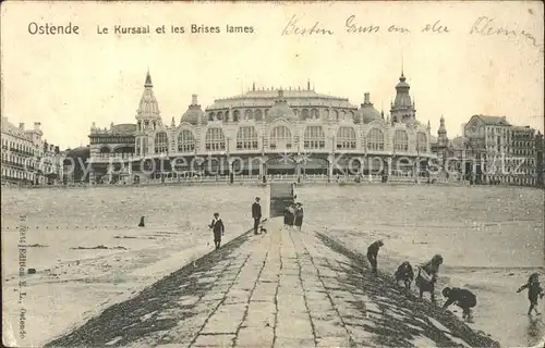 Ostende Flandre Kursaal et les Brises lames Kat. 