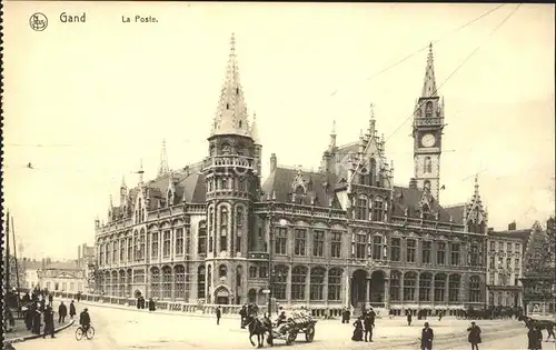 Gand Belgien La Poste Kat. Gent Flandern