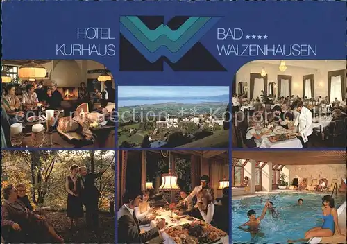 Walzenhausen AR Hotel Kurhaus Bad Gastraeume Hallenbad Kat. Walzenhausen