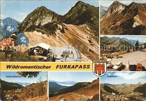 Furkapass Panorama mit Innerlaterns und Damuels / Furka /Rg. Gletsch