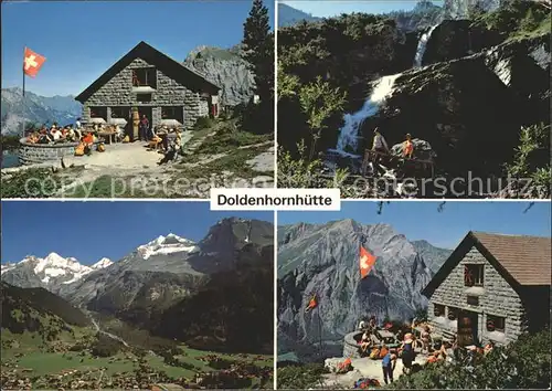 Kandersteg BE Doldenhornh?tte Wasserfall Panorama Kat. Kandersteg