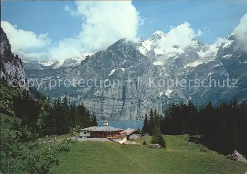 Kandersteg BE Hotel Restaurant Zur Sennh?tte am Oeschinensee Kat. Kandersteg