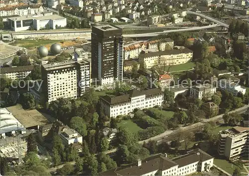 St Gallen SG Kantonsspital Fliegeraufnahme Kat. St Gallen