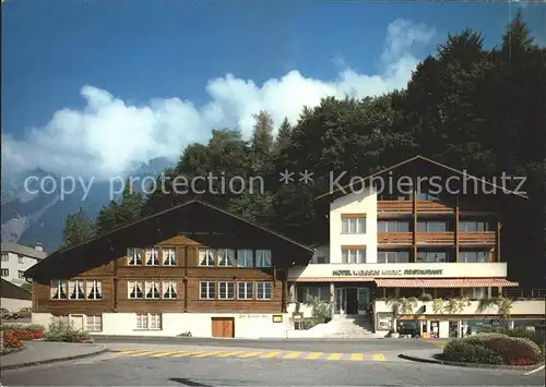 Brienz BE Hotel Weisses Kreuz Kat. Brienz