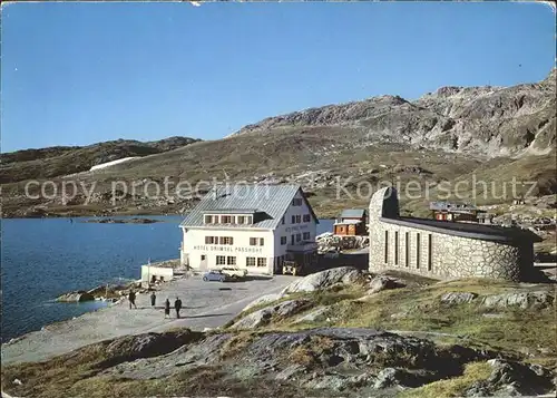 Grimselsee BE Hotel Grimsel Passhoehe Kapelle St Christophorus Kat. Guttannen