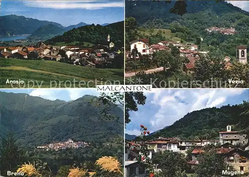 Malcantone Ticino mit Arosio Vezio Breno Mugena /  /Malcantone