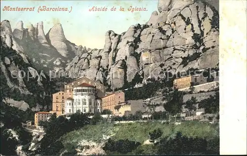 Montserrat Kloster Monasterio Abside de la Iglesia Kat. Spanien