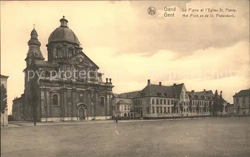 Gand Belgien La Plaine Eglise Saint Pierre Kat. Gent Flandern