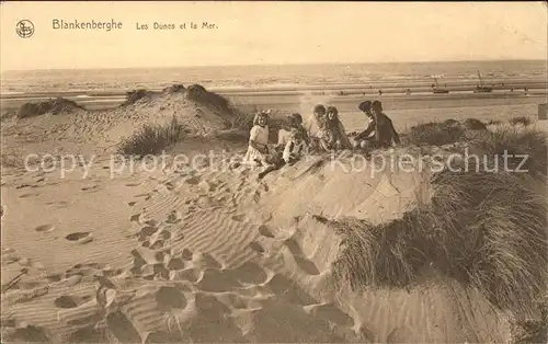 Blankenberghe Dunes et la Mer Enfants Kat. 