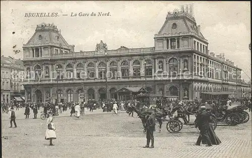 Bruxelles Bruessel Gare du Nord Bahnhof Kat. 