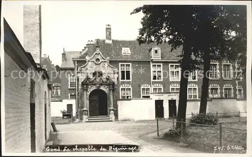 Gand Belgien Chapelle du Beguinage Kat. Gent Flandern