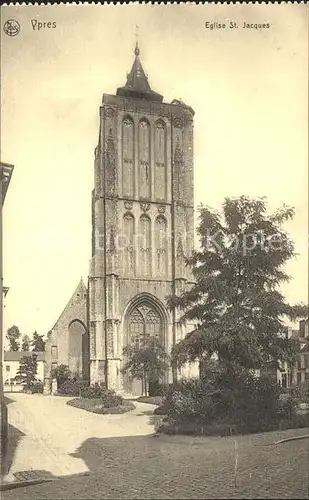 Ypres Ypern West Vlaanderen Eglise Saint Jacques Kat. 