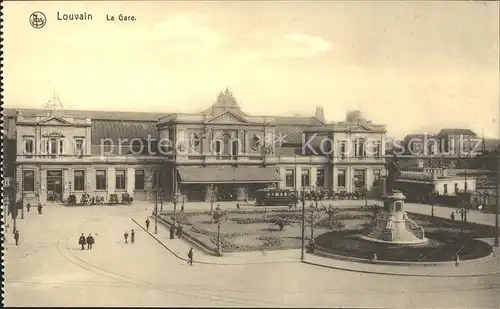 Louvain Loewen Flandre La Gare Monument Kat. 