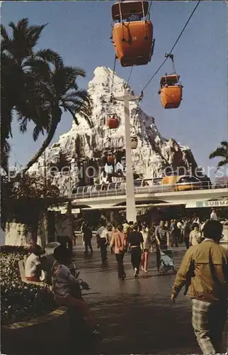 Disneyland California Matterhorn Mountain Seilbahn  Kat. Anaheim