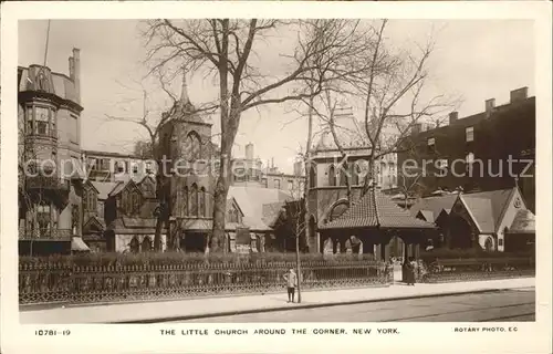 Foto Rotary Nr. 10781 19 The little church around the corner New York  Kat. United States