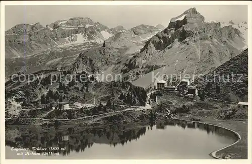 Engelberg OW Truebsee mit Hahnen Kat. Engelberg