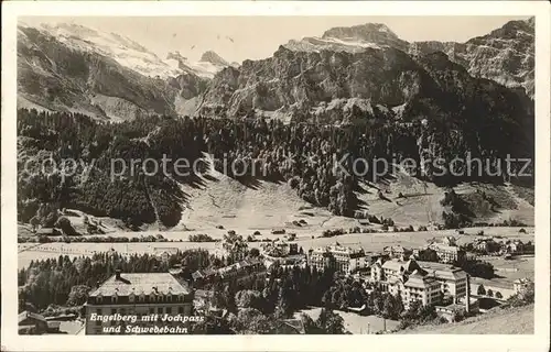 Engelberg OW mit Jochpass und Schwebebahn Kat. Engelberg