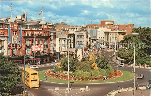 Bournemouth UK The Square Doppeldeckerbus Kat. Bournemouth