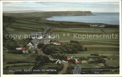 Ballintoy Panorama Coast Road Valentine s Post Card