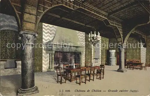Chillon Chateau de Chillon Grande cuisine Kat. Montreux