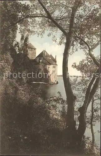 Chillon Chateau de Chillon Kat. Montreux