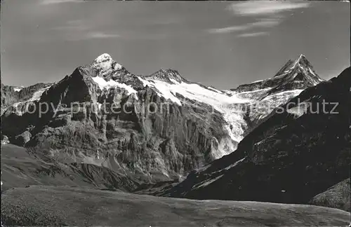 Grindelwald Wetterhorn Berglistock Schreckhorn Kat. Grindelwald