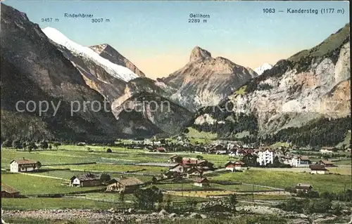 Kandersteg BE Rinderhoerner Gellihorn Kat. Kandersteg