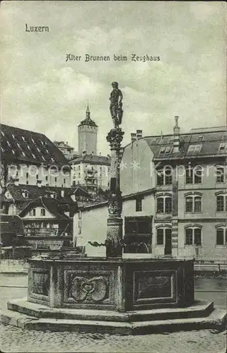 Luzern LU Brunnen Zeughaus / Luzern /Bz. Luzern City