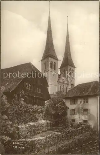 Luzern LU Hofkirche / Luzern /Bz. Luzern City