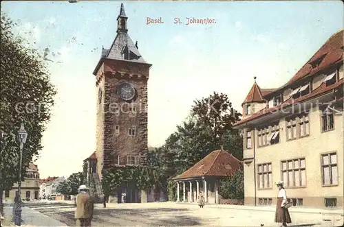 Basel BS St. Johanntor Litho Kat. Basel