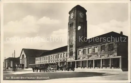 Basel BS Badischer Bahnhof Kat. Basel