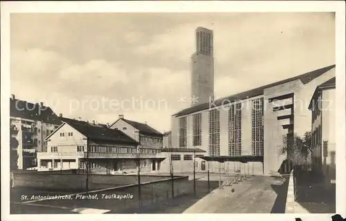 Basel BS St. Antoniuskirche Pfauhof Taufkapelle Kat. Basel