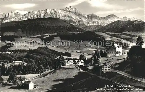 Waldstatt AR Erholungsheim Sonnenhalde mit S?ntis Kat. Waldstatt