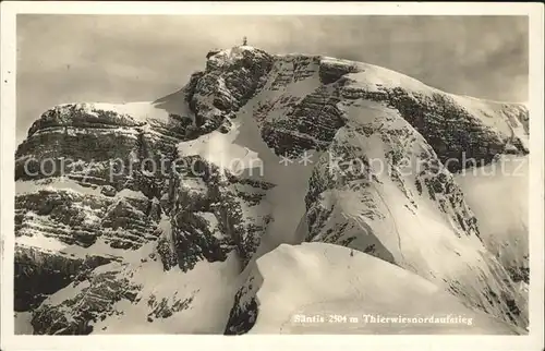 Saentis AR Thierwies Nordaufstieg Kat. Saentis