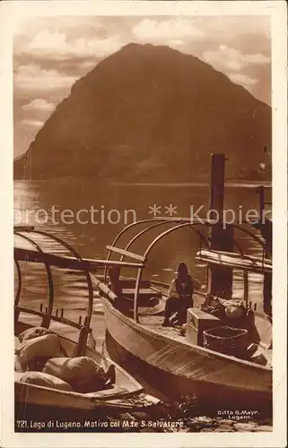 Lago di Lucendro Motivo col Mte San Salvatore