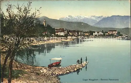 Lago Maggiore Baveno Panorama Kat. Italien