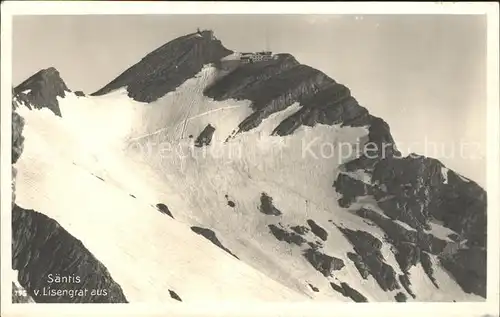 Saentis AR Blick vom Lysengrat Kat. Saentis