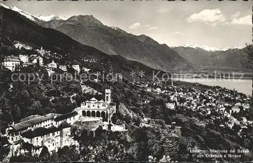 Locarno Madonna del Sasso con Orselina e Brione Lago / Locarno /Bz. Locarno