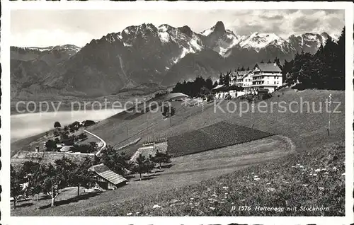 Haltenegg Thun mit Stockhorn Kat. Heiligenschwendi