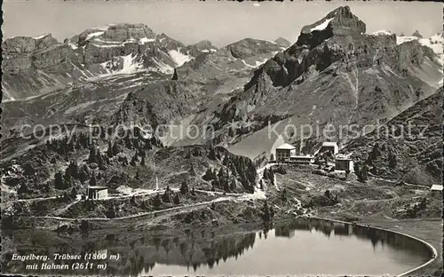 Engelberg OW Truebsee mit Hahnen Kat. Engelberg